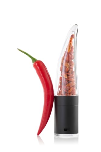 AdHoc Pepe Chilli Cutter PreciseCut Technology Dried Herbs, Spices Cutter Black