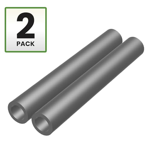 1-1/8" OD x 3/4" ID x 8" Long Steel Tube/Spacer (2 Pack) Metal Spacers Online Seamless Round Spacers, Steel Tubing for DIY, Cutting, Welding, Fabrication & Repairs Fits Screws, Bolts 3/4” or M18/19 2