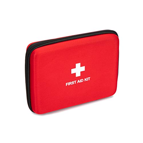 Eva Case Empty First Aid Empty Pouch Hard Case Red Medical Bag for Home Health Emergency First Responder Camping Outdoors Business (Red bb) Red Bb