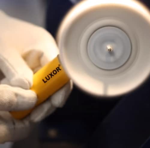 LUXOR Orange polishing paste - high gloss polish, great finish for gold, silver, platinum, bronze, brass, copper, lacquers, resins, stainless steel - Ø 30 x 80 mm