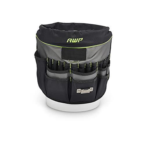 AWP 51-Pocket Bucket Tool Organizer + Bucket Boss The Bucketeer Bucket Tool Organizer