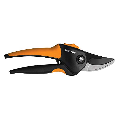 Fiskars 384490-1002 Garden Scratch Tool Set with Shovel, Hand Rake and Spade for Weed Removal, Digging, Gardening, Black/Orange & 79436997J Softgrip Bypass Pruner, Black/Orange Small Tool Set + Bypass Pruner Standard Packaging