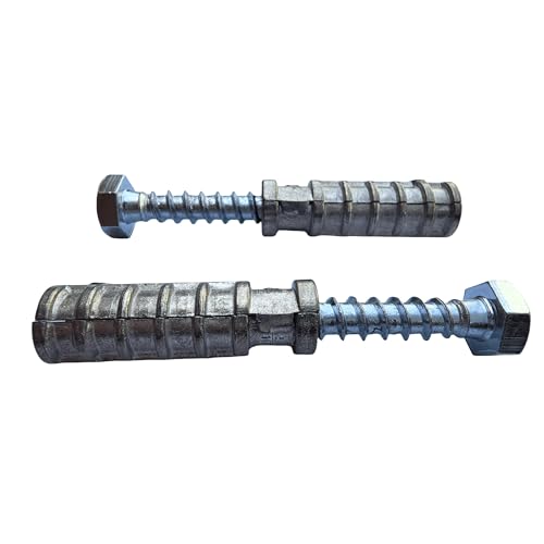 SANTIE 3/8 in. x 1-3/4 in. Zinc-Alloy Short Lag Shield Anchor (3/8" SHORT) - 15 PC