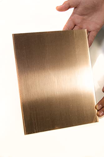 K&S Precision Metals Copper Etching Plate 6605 – 0.050" Thick x 9" Wide x 12" Long – DIY Crafts, Engraving, Metalworking, Made in USA, 1 Plate