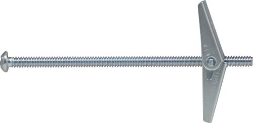 Hillman Toggle Bolts, 3/16in x 3in, 50 Pack, Zinc 3/16 X 3 Inch