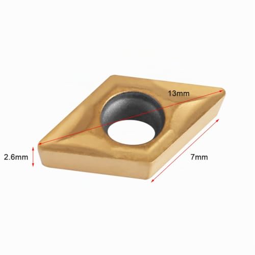 Watris Veiyi 10pcs CNC Carbide Inserts Rotary Indexable Inserts | Carbide Inserts with Box for Stainless Steel Applications