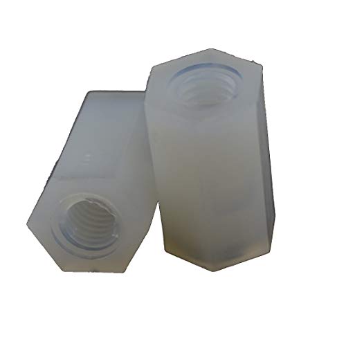 Nylon Hex Standoff Internal Thread Dual-Ended Spacer M4 Series 5mm 6mm 8mm 10mm 12mm