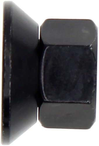 Dorman 611-092 Wheel Nut 9/16-18 Flanged Flat Face - 1-1/16 in. Hex, 1 in. Length Compatible with Select Ford Models, 10 Pack
