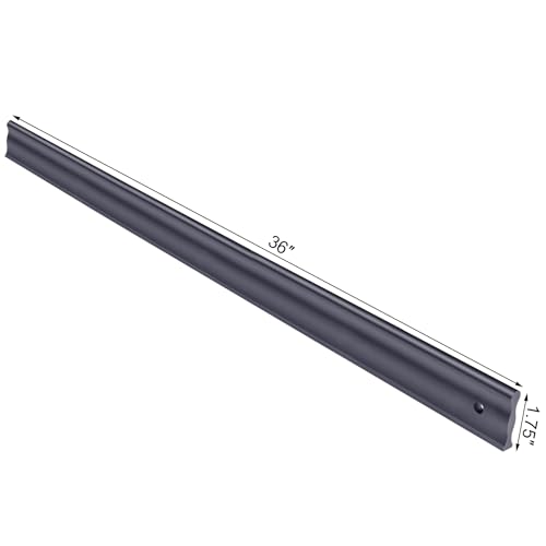 Anodized Aluminum Straight Edge Tool,36 Inch Metal Ruler for Checking Straightness on Surface Tops & Machinery, Precision Measuring Instrument for Marking, Scribing and Woodworking 36in