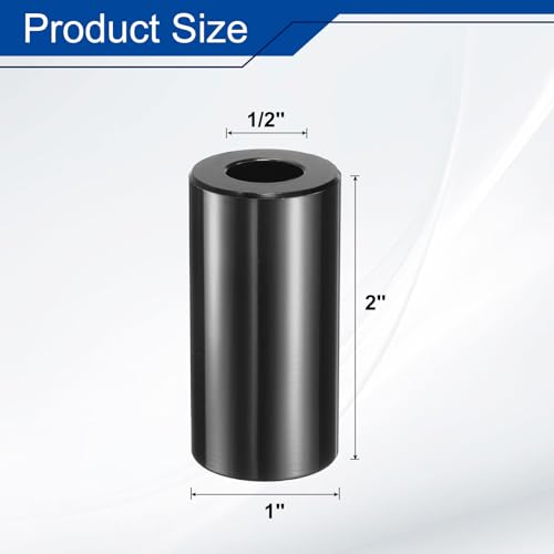 uxcell 10pcs Stainless Steel Spacer 1/2" Bore x 1" OD x 2" L Bushing 1/2"ID x 1"OD x 2"Length