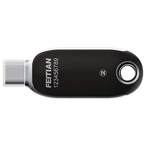 FEITIAN K26 USB-C Security Key – Fingerprint Sensor, FIPS Certified – Biometric Two-Factor Authenticator for Windows, Mac, Android – Prevent Account Takeovers