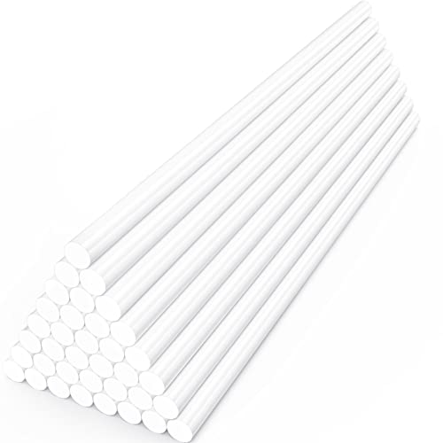 ENPOINT Metallic Gold& White Hot Glue Sticks, 8" x 0.27" for Crafting, Woodworking, Decoration, Bonding Repair, Wax Sealing