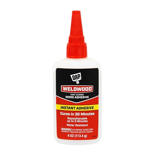 DAP 7079800131 RapidFuse Wood Adhesive, 4-oz. - Quantity 6