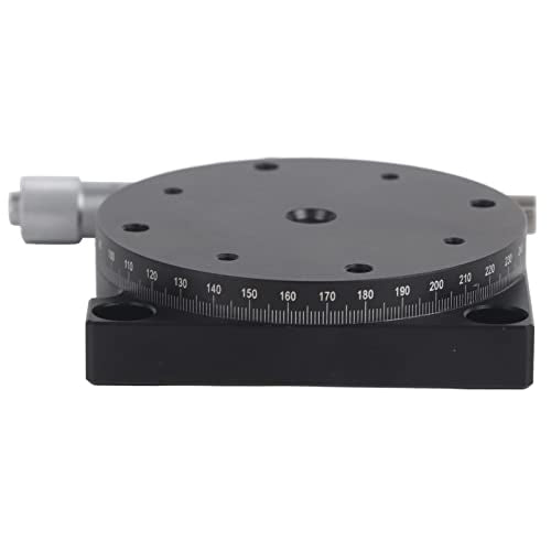 RS60-L Manual Linear Stage Trimming Aluminum Alloy 60mm Diameter Micrometer Drive 0 01mm Accuracy Anodized