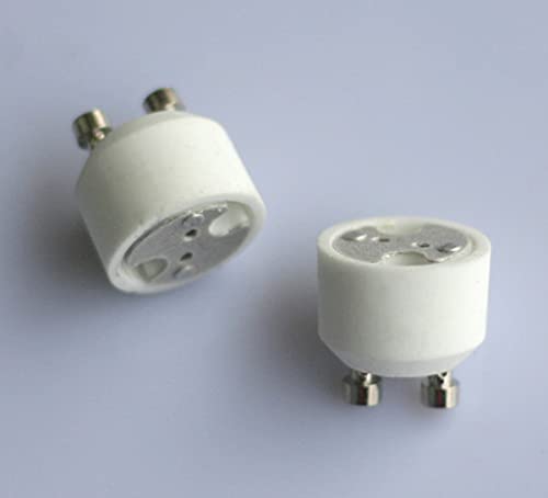 ShuoHui GU10 to MR16 GU5.3 230V to 230V Light Lamp Socket Adapter Converter Lamp Holder New (4) 4