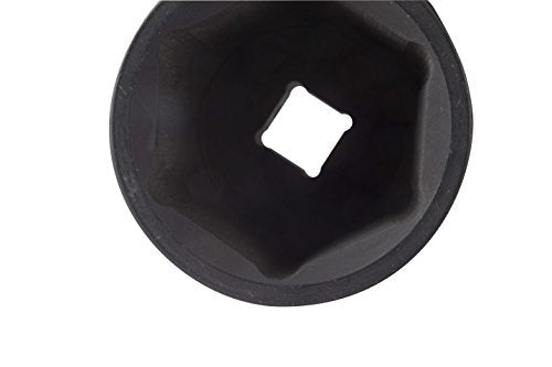 SUNEX TOOLS 555M 1-Inch Standard Drive 6 Point Metric Impact Socket, 55-Mm