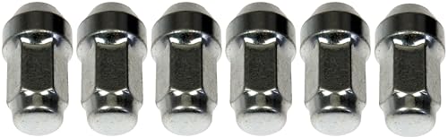 Dorman 611-288CD Wheel Nut M14-2.0 Dometop - 21 mm Hex, 54 mm Length Compatible with Select Ford/Lincoln Models, 6 Pack (OE FIX)