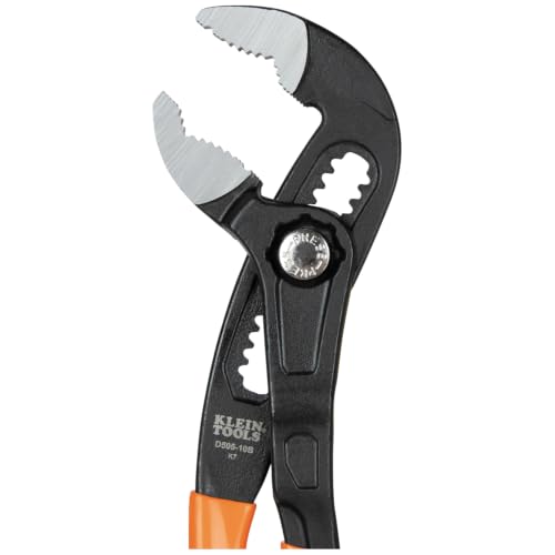 Klein Tools D5053BKIT 3-Piece Adjustable Pliers, Quick-Adjust Klaw Pump Pliers Set, 7-Inch, 10-Inch, and 12-Inch, Compact Design with V-Jaw and Hardened Teeth for Maximum Torque 3-Piece Set