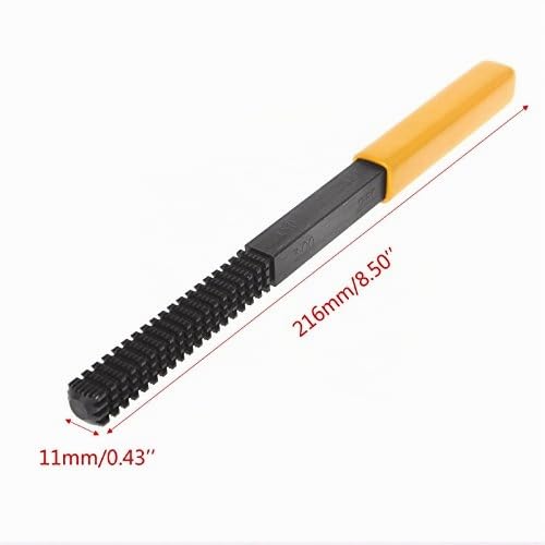 External Thread Restoration File, Thread Recovery File Metric System Thread File Repair Tool, 0.75 1.0 1.25 1.5 1.75 2.0 2.5 3.0 mm, Suitable for Left or Right Thread