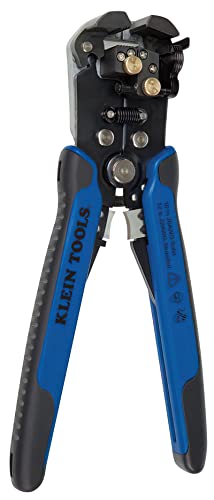 Klein Tools Non-Contact Voltage Tester with Outlet Tester and Self-Adjusting 10-20AWG Wire Stripper/Cutter Voltage Tester + Wire Stripper