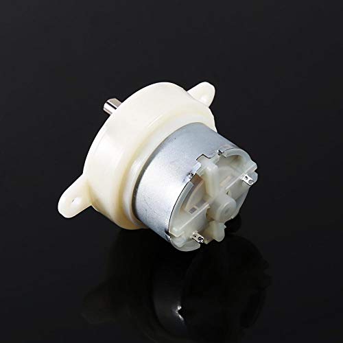 FTVOGUE High Torque 12V DC Motor Slow Electric Motor Gear 3RPM 4mm Shaft Diameter Micro Motor