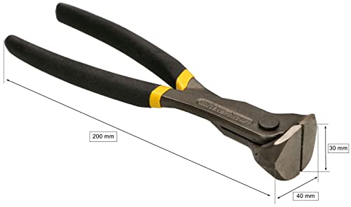 KOTARBAU® Pincers 200 mm Edge Pliers DIN 9243A for Cutting Wire Hammer Pliers Braiding Pliers Biting Pliers Wire Pliers Monier's Pliers