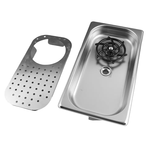 Bar Glass Rinser, Stainless Steel, 360 Degree Rotating Spout, High Pressure, Automatic Sink Cup Washer for Cafes and Restaurants