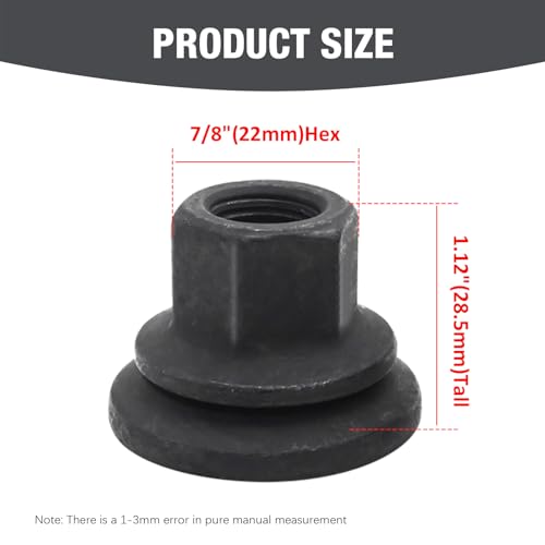 Saihisday Wheel Nut 10Pcs 611-936 6509424AA Wheel Nut, Lug Nuts Replacement for Dodge Ram 3500 4500 5500 Models, Replaces 6509424AA