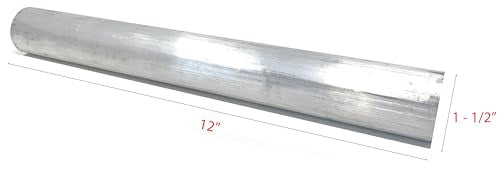 Metal Magery Aluminum Round Stock 1-1/2" Diameter Bar 12" Long 6061 1.5" Extruded Aluminum Rod