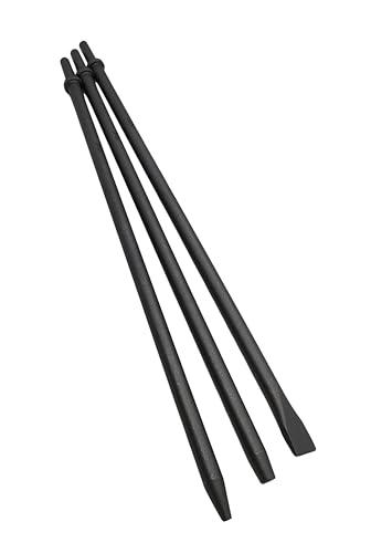 Pneumatic Taper Punch & Air Cold Chisel 3-Piece Set, 18" 7/32"/3/8"/3/4" 3-Piece Set x 18"