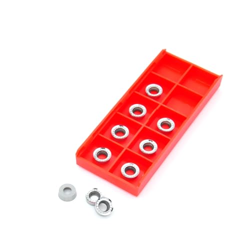 RCGT1003MO-ALU Indexable Inserts, HM Indexable Inserts for Machining Aluminum or Non-ferrous Metals (Pack of 10) RCGT1003MO-AL