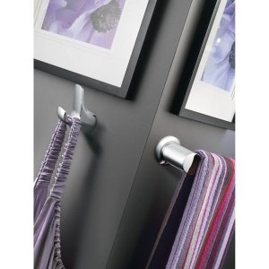Moen YB2403BN Method Double Robe Hook, Brushed Nickel