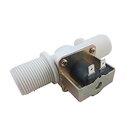 DIGITEN Water Flow Control LCD Display+G1 Water Flow Hall Effect Sensor Switch 1-60L/min+Solenoid Valve Normally Closed N/C+12V Power Adapter