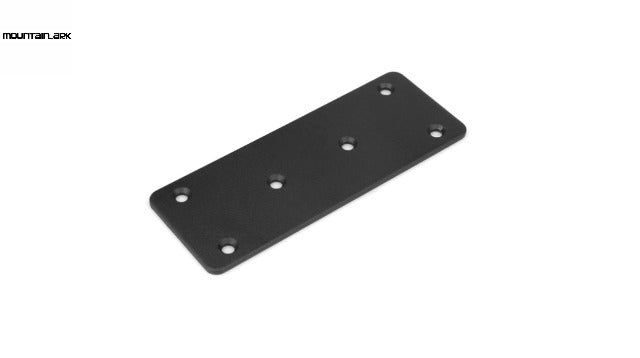 10 Pack 5" x 1-7/8" Black Flat Mending Plate, Straight Bracket