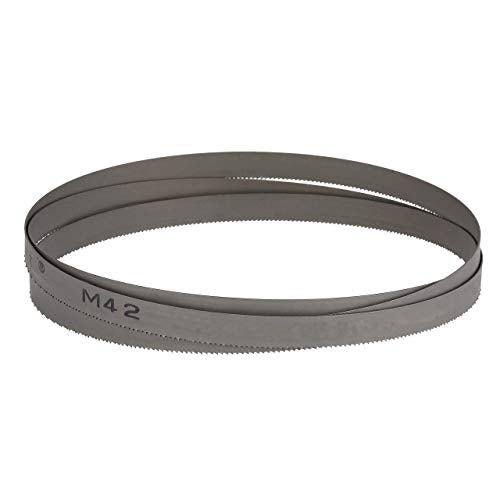 Imachinist 64-1/2" Long, 1/2" Wide, 14TPI and 6/10TPI Bi-Metal Bandsaw Blade M42 Grade for Cutting Soft Metal