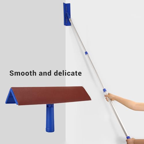 Ceiling Sandpaper Holder Drywall Sandpaper Holder Set Professional Inside Corner Putty Polishing Tool for Wall Smoothing Ceiling with Self Adhesive Design