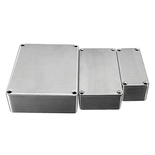 Supertool Die-Cast Aluminum Waterproof Electronics Project Enclosure for External Power Supply (1Pcs-1590B 122x66x39.5mm) 1590B+ 122 x 66 x 39.5mm