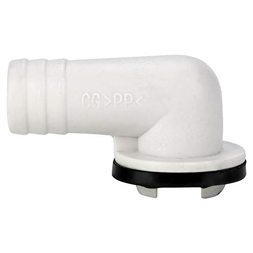 BTER Environmentally Friendly Air Conditioning Drain, Drain Connection, for Air Conditioning Waste Water, ABS Material, Condensation Drain Adapter, Drain, 1 Piece, Default, Single Item
