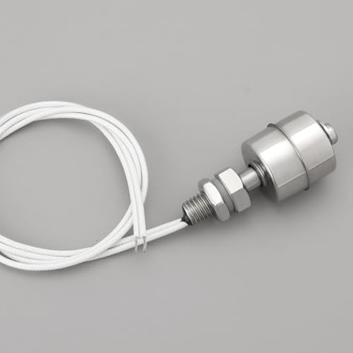 2pcs 45mm Liquid Water Level Float Switch Control Sensor Stainless Steel Float Switch Automatic Liquid Level Sensor for Water Tank Household Water Tower