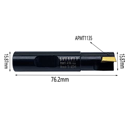 GBJ 90 Degrees Square Shoulder Indexable End Mill Face Milling Arbor End Milling Shell Cutter APMT1135 APMT1604 Miilling Insert