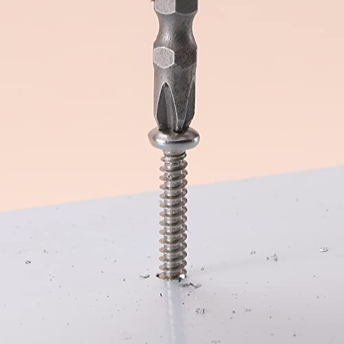 #12 x 3" Sheet Metal Screws 100Pcs 410 Stainless Steel Pan Head Fast Self Tapping Screws by SG TZH #12 x 3"