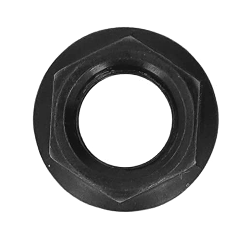 100Pcs M10 X 1.25 Hex Nut Carbon Steel Nut for 168F 170 188 Gasoline Generator Black, Carbon Steel Flange Nuts Hex Nuts Locknuts Nuts