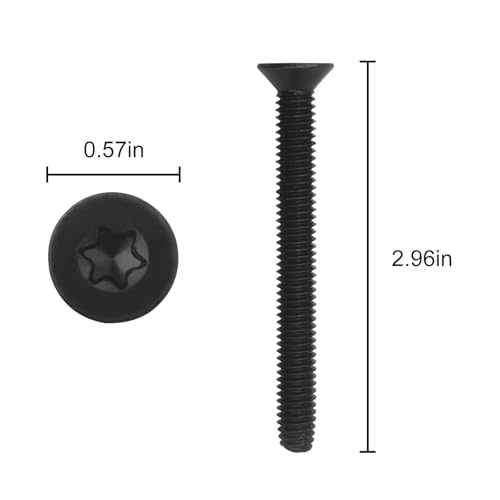 5/16-18 x 3 Flat Head Floorboard Thread Cutting Screws - 100 Pcs