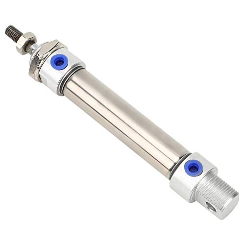 Garosa MA20 Air Cylinder Pneumatic Mini Stainless Steel Pneumatic Components Industrial Equipment Anti-Collision Gasket Double Action G1/8(MA20x100),Cylinder