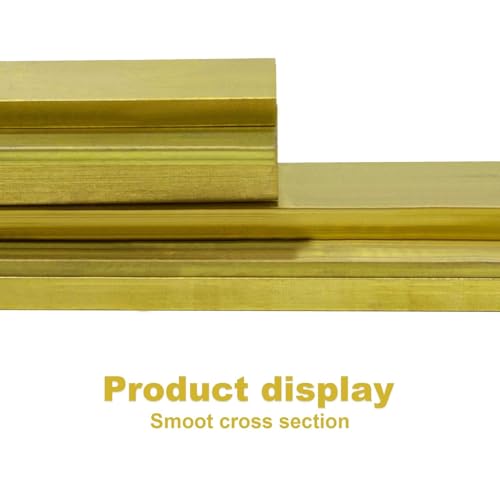 1/4" x 2" C360 Brass Flat BAR 12" Long Solid .250" Plate Mill Stock H02