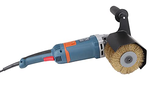 Aidelife Synthetic Fibre Abrasive Brush Drum for Grinding Machine Renovator,for Flat Metal and Wood Surfaces and for Satin Finishing of Unpainted Metals Ø120x100, Wire Drawing Machine attachment