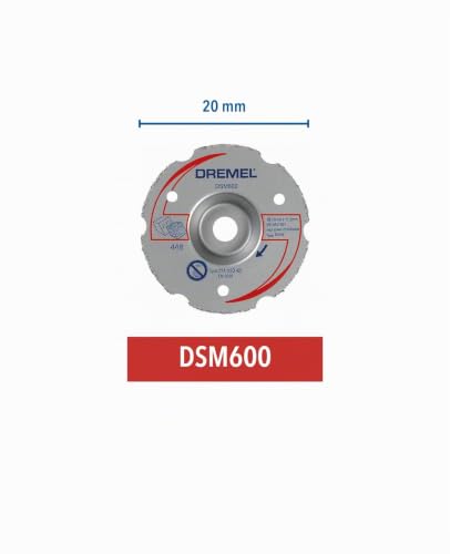 DREMEL DSM20 Multi-Purpose Carbide Flush Cutting Disc (DSM600) Flush cut