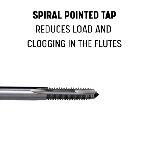 Drill America 7/8"-14 High Speed Steel 3 Flute Spiral Point Tap, DWT Series Pack of 1