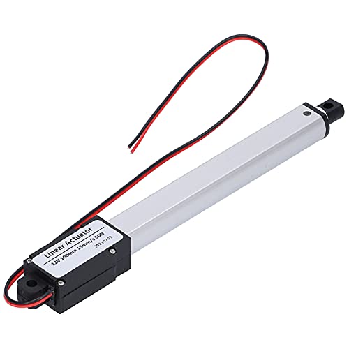 Mini Linear Actuator 12V, 100mm Stroke Electric Actuator with Internal Limit Switch for Industrial Automation and