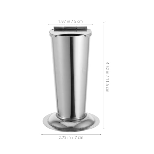 Stainless Steel Tweezer Holder Container for Tattoo Salon Steriliser Organiser Conical Design Robust Easy to Clean Practical for Nail Technique and Piercing Accessories